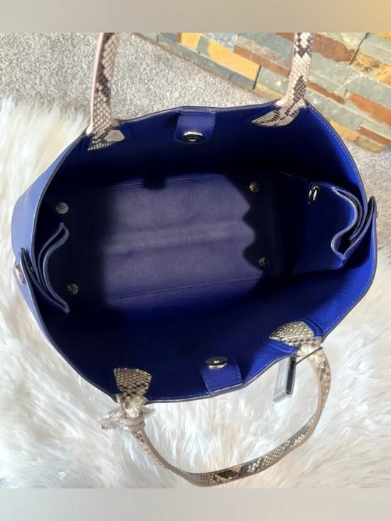 Christian Dior Python Vertical Addict Tote Bag - Picture 3 of 16